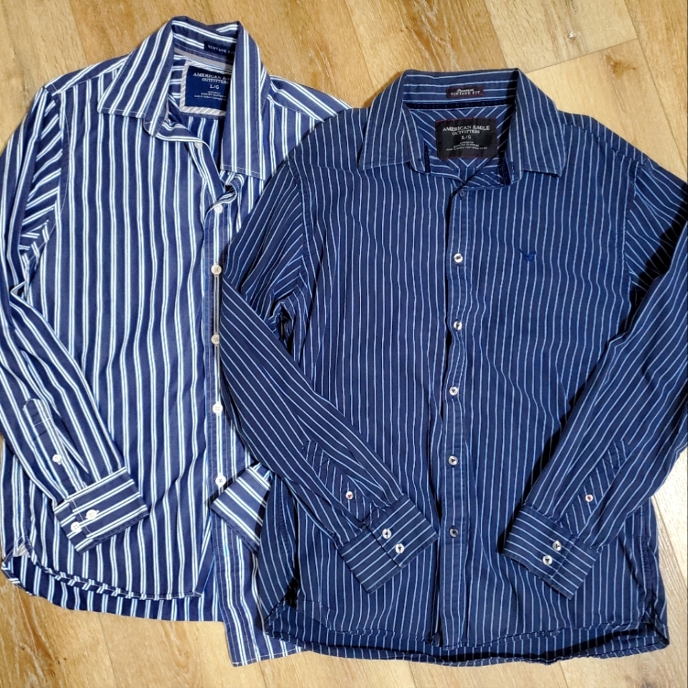 American Eagle vintage men's button down shirt size large